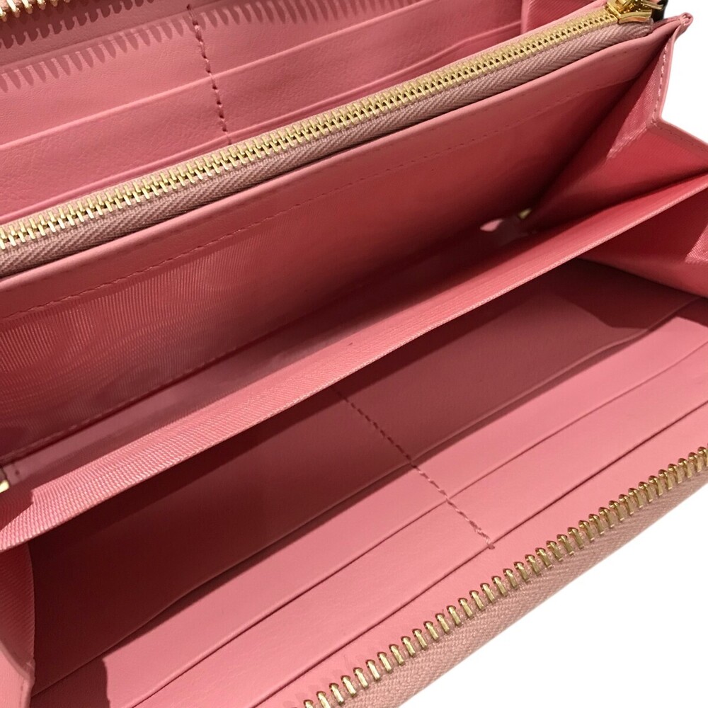 Gucci Python Leather Long Wallet Pink - image 6